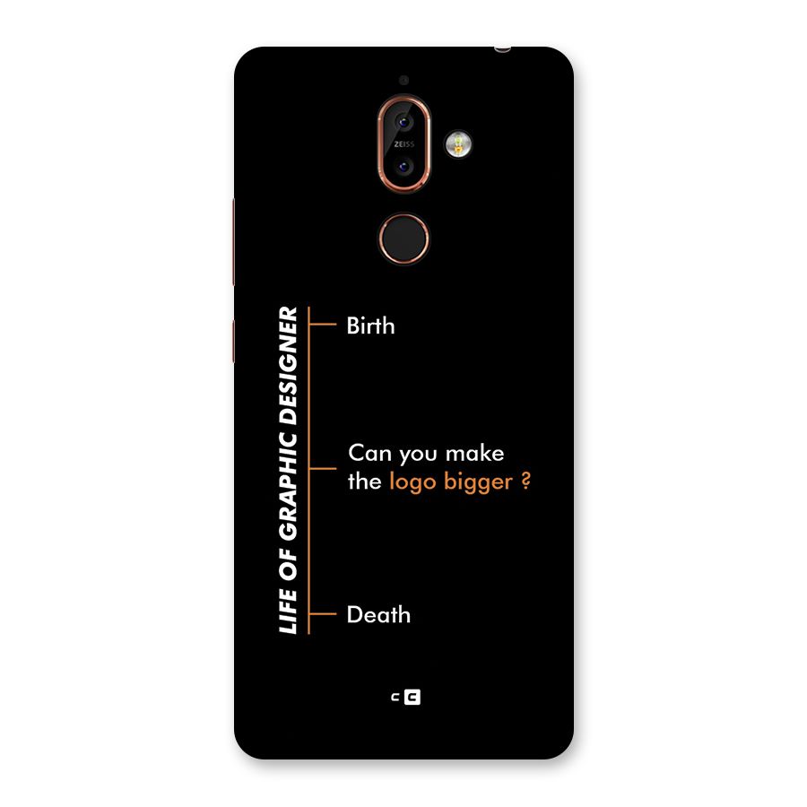 Graphic Designer Life Back Case for Nokia 7 Plus
