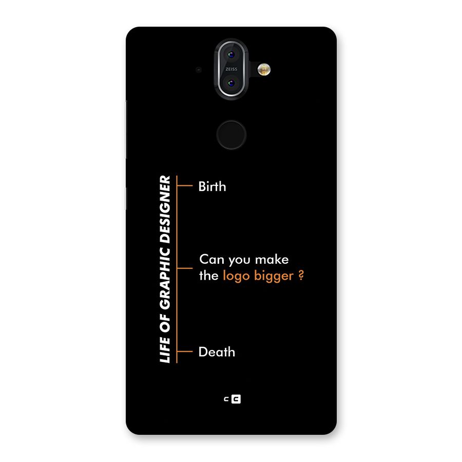 Graphic Designer Life Back Case for Nokia 8 Sirocco