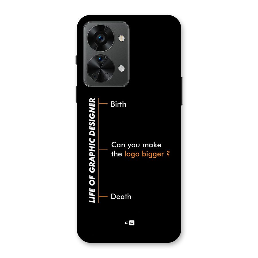 Graphic Designer Life Back Case for OnePlus Nord 2T