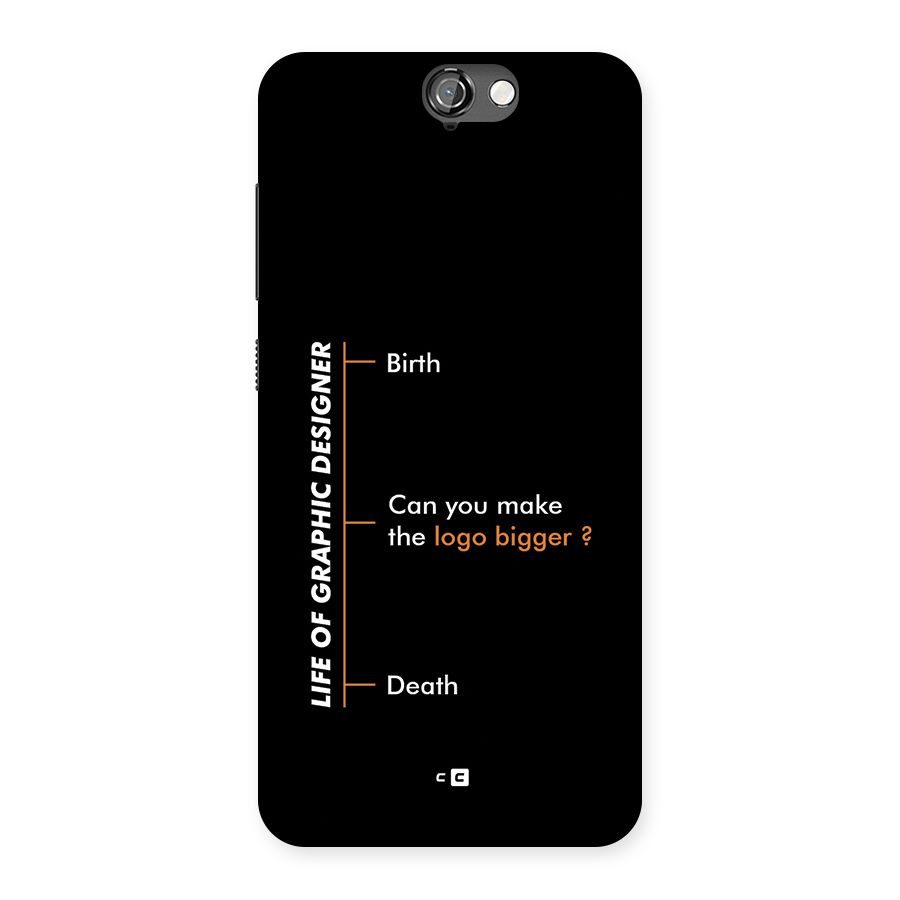 Graphic Designer Life Back Case for One A9
