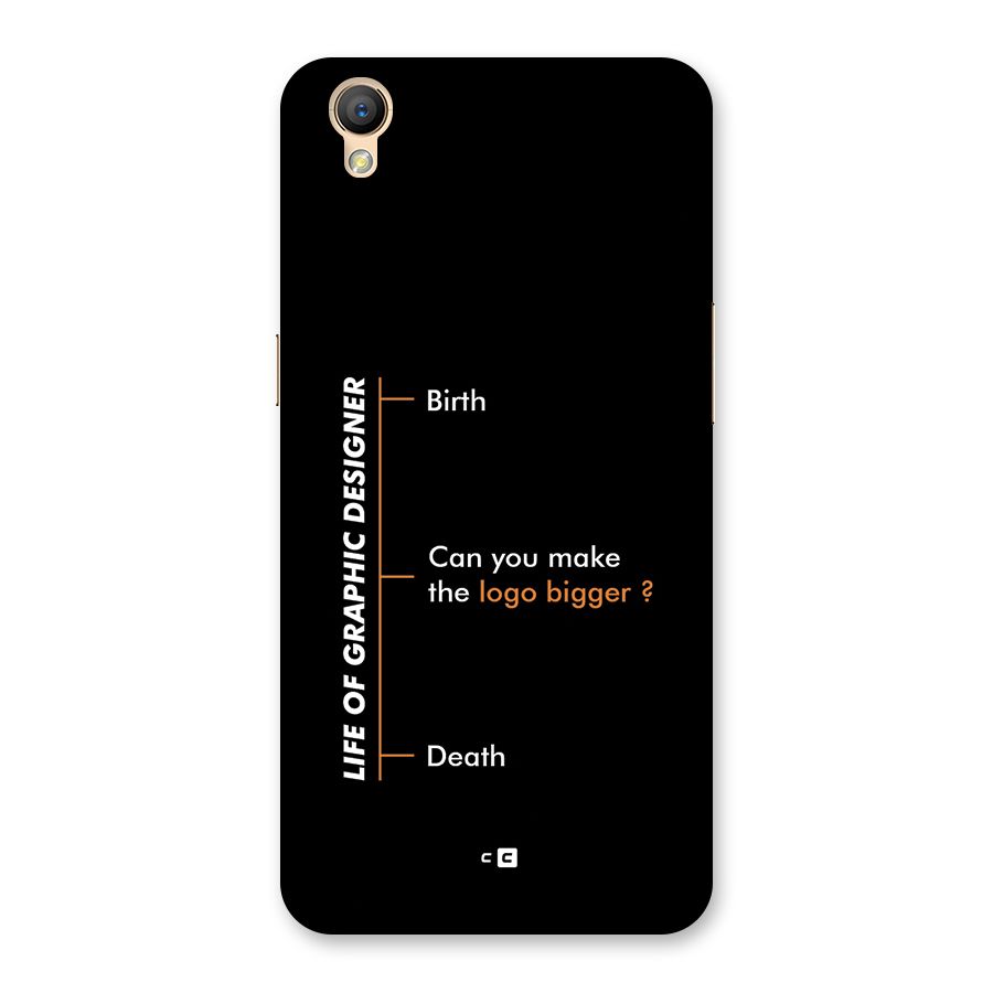 Graphic Designer Life Back Case for Oppo A37
