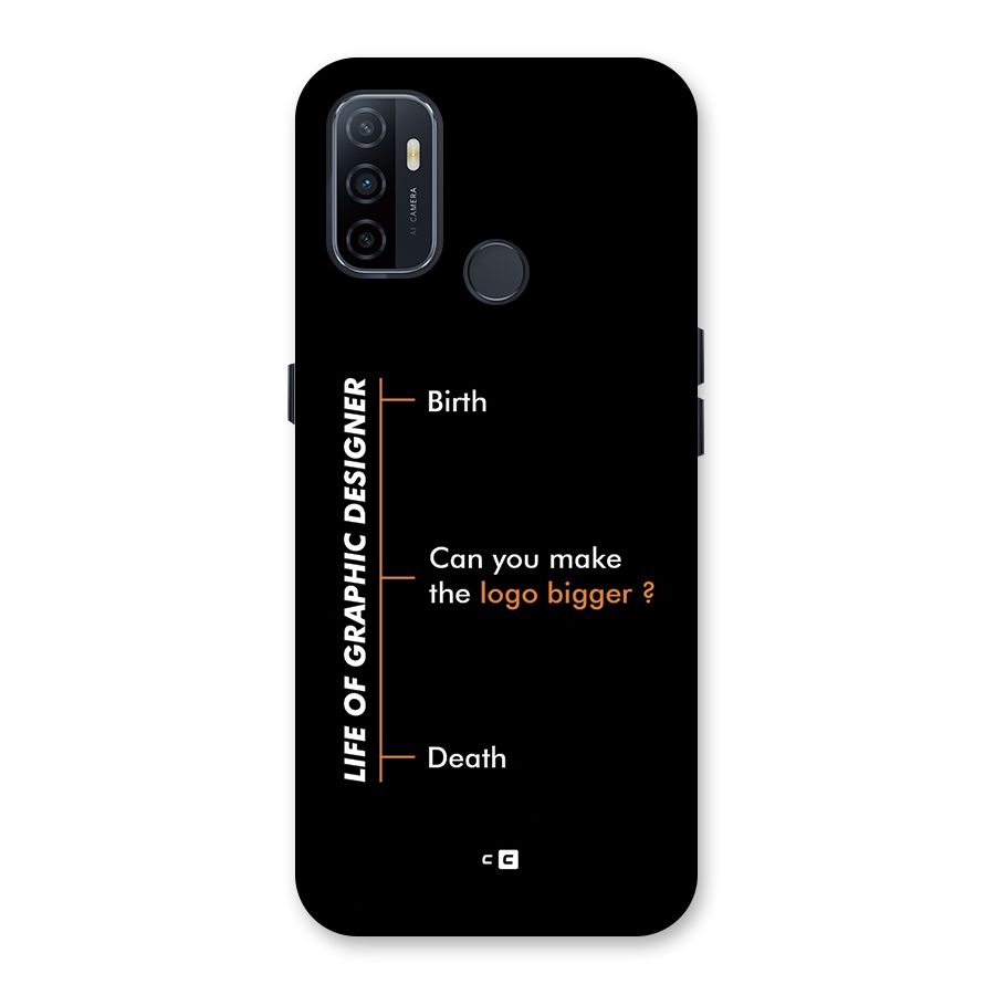 Graphic Designer Life Back Case for Oppo A53
