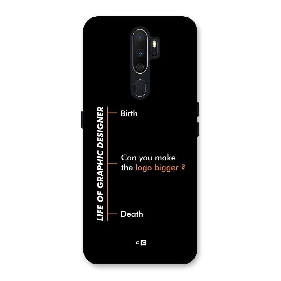 Graphic Designer Life Back Case for Oppo A5 (2020)