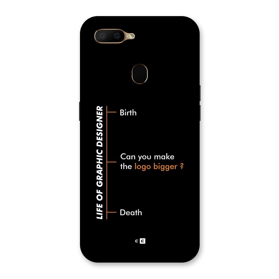Graphic Designer Life Back Case for Oppo A5s