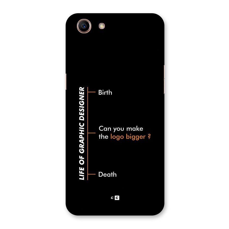 Graphic Designer Life Back Case for Oppo A83 (2018)