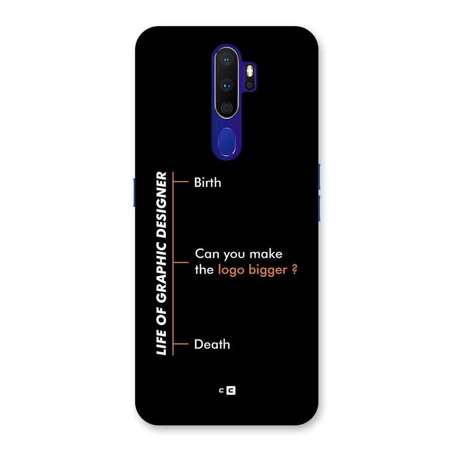 Graphic Designer Life Back Case for Oppo A9 (2020)