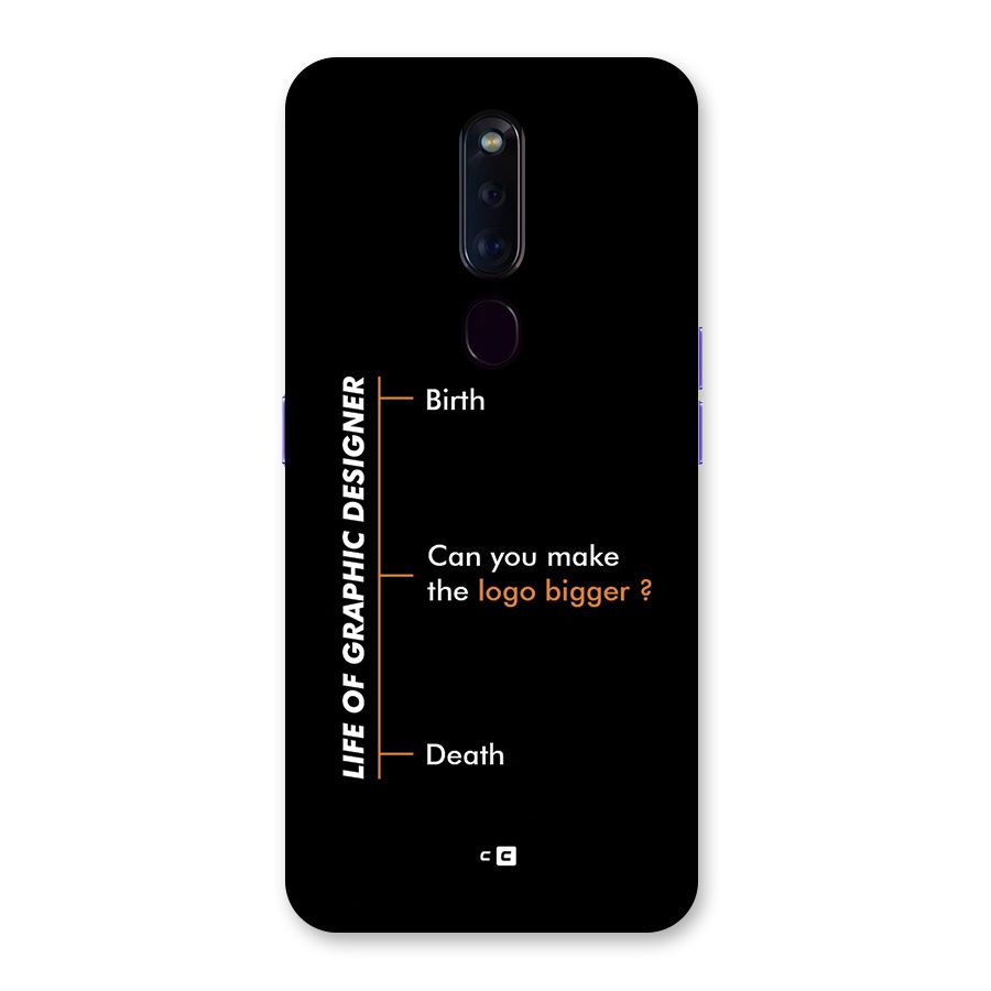 Graphic Designer Life Back Case for Oppo F11 Pro