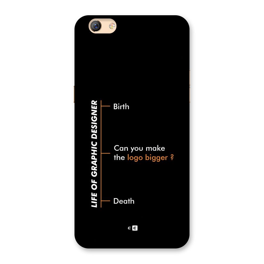 Graphic Designer Life Back Case for Oppo F3 Plus
