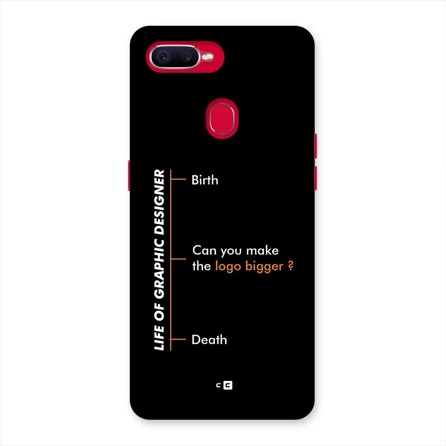 Graphic Designer Life Back Case for Oppo F9 Pro