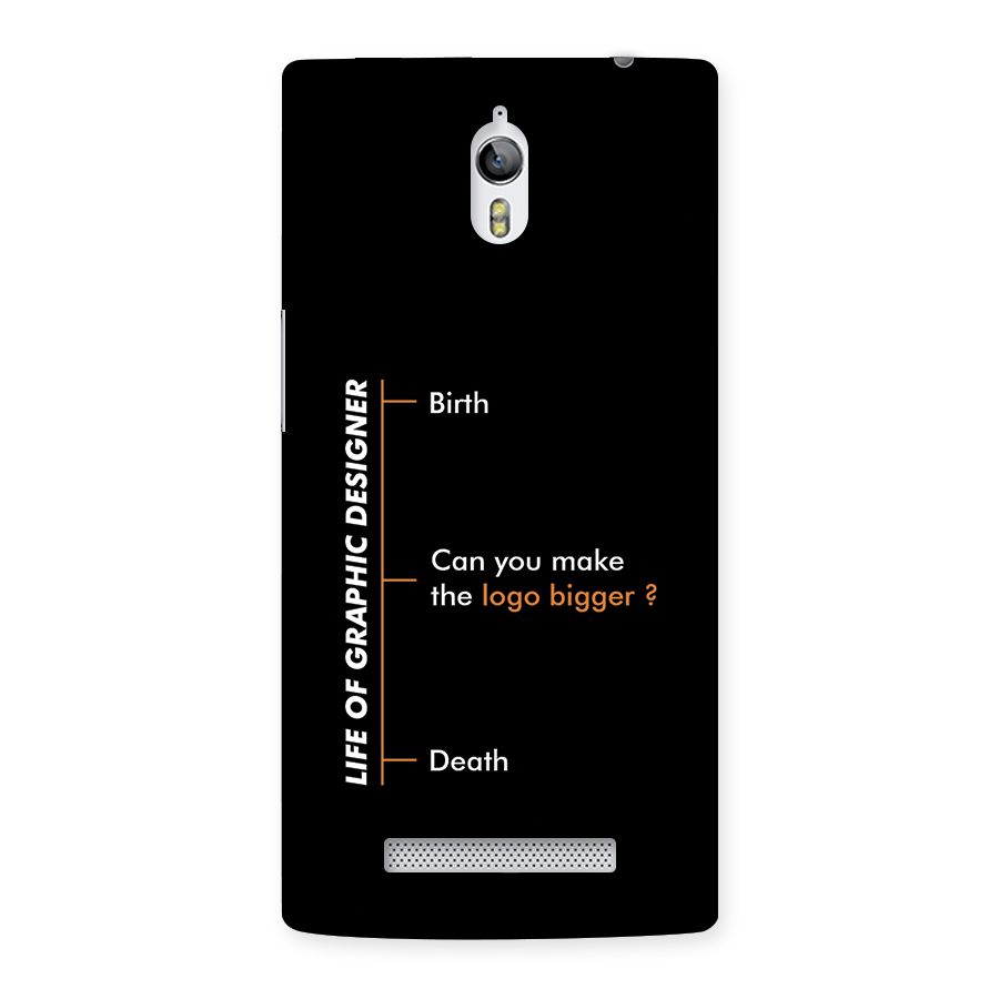 Graphic Designer Life Back Case for Oppo Find 7