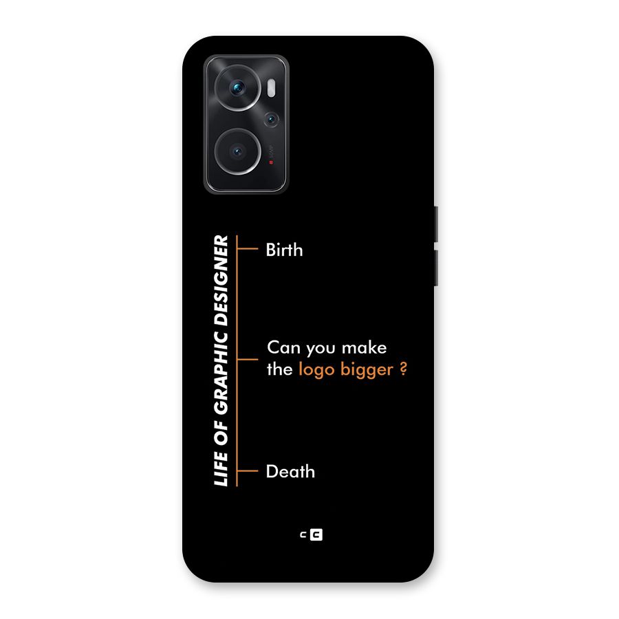Graphic Designer Life Back Case for Oppo K10 4G