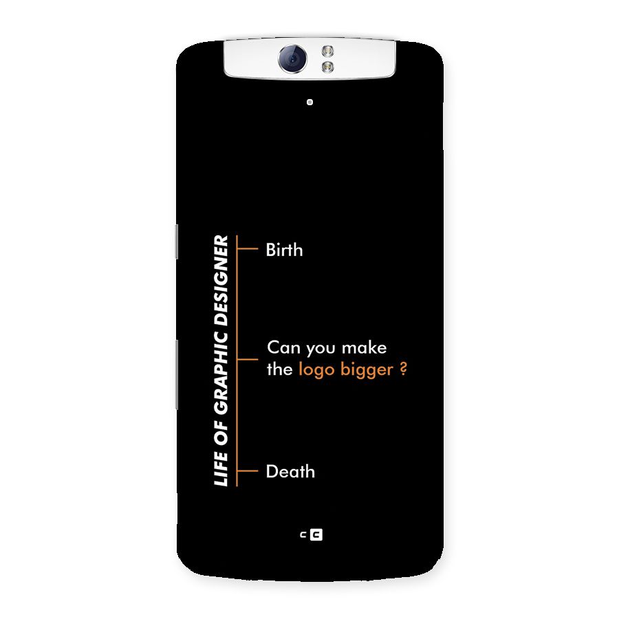 Graphic Designer Life Back Case for Oppo N1