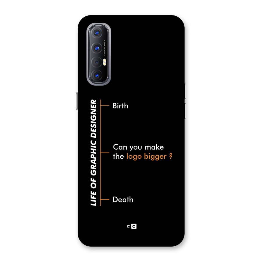 Graphic Designer Life Back Case for Oppo Reno3 Pro