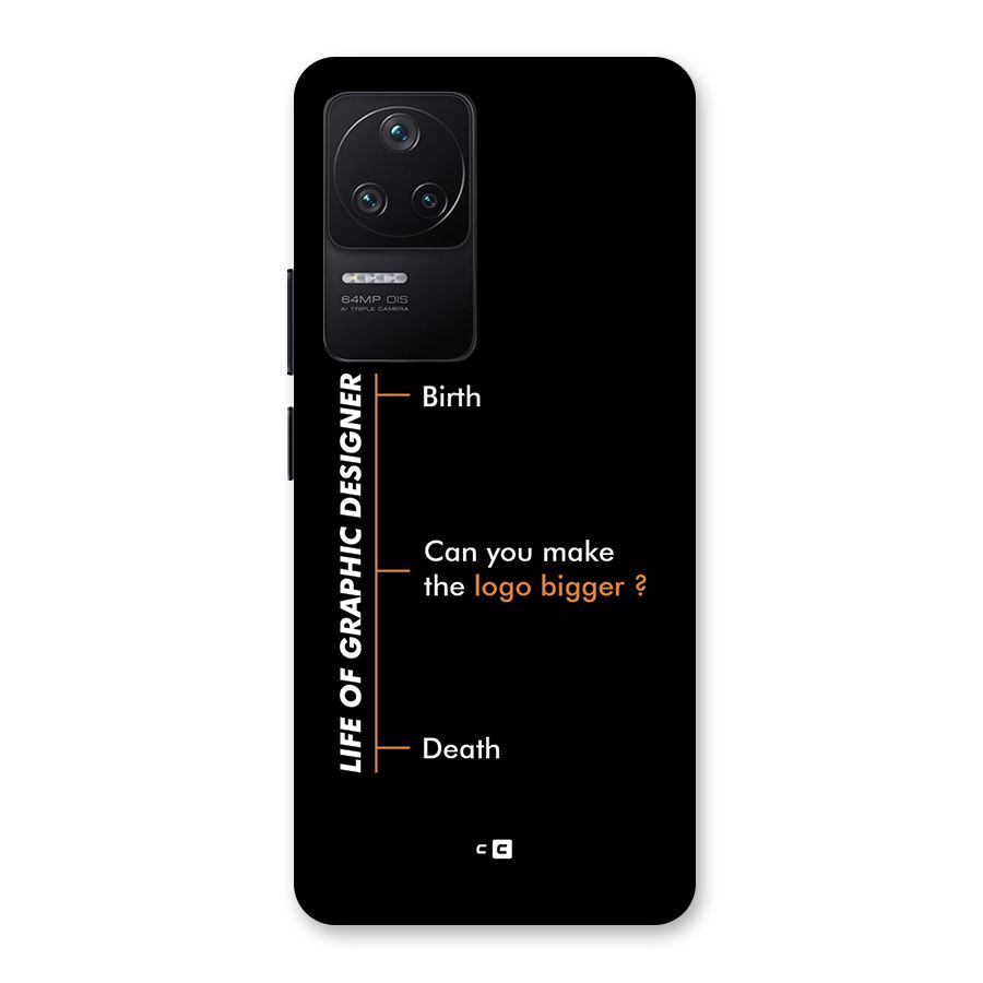 Graphic Designer Life Back Case for Poco F4 5G