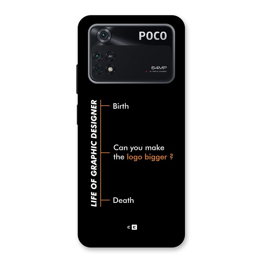 Graphic Designer Life Back Case for Poco M4 Pro 4G