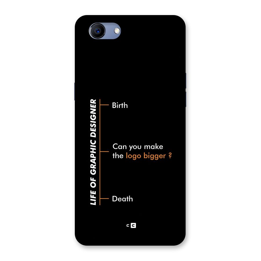Graphic Designer Life Back Case for Realme 1