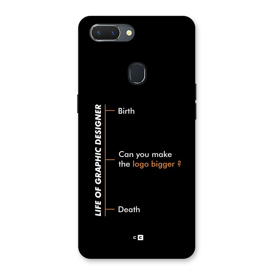 Graphic Designer Life Back Case for Realme 2