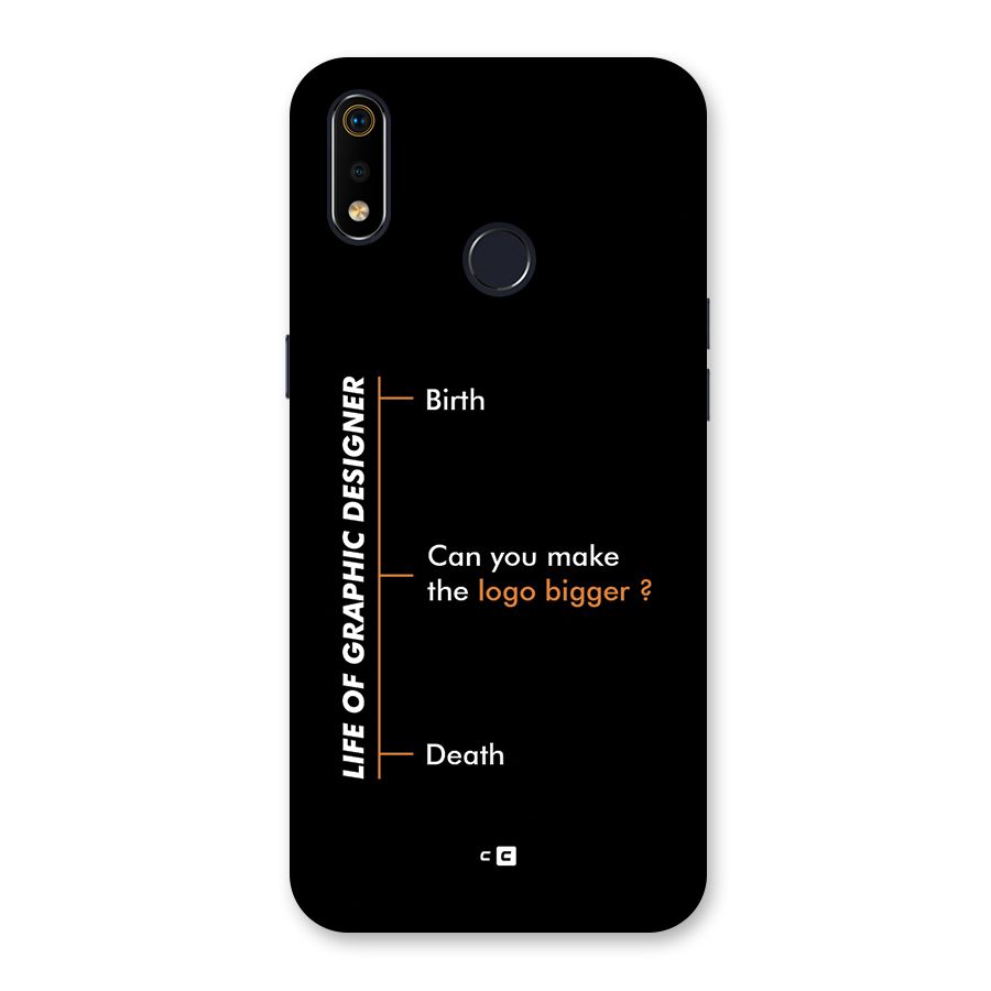 Graphic Designer Life Back Case for Realme 3i