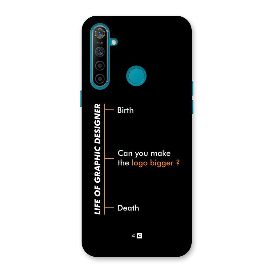 Graphic Designer Life Back Case for Realme 5i
