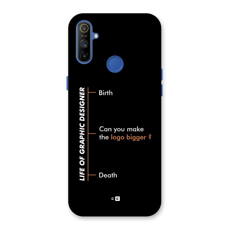 Graphic Designer Life Back Case for Realme Narzo 10A