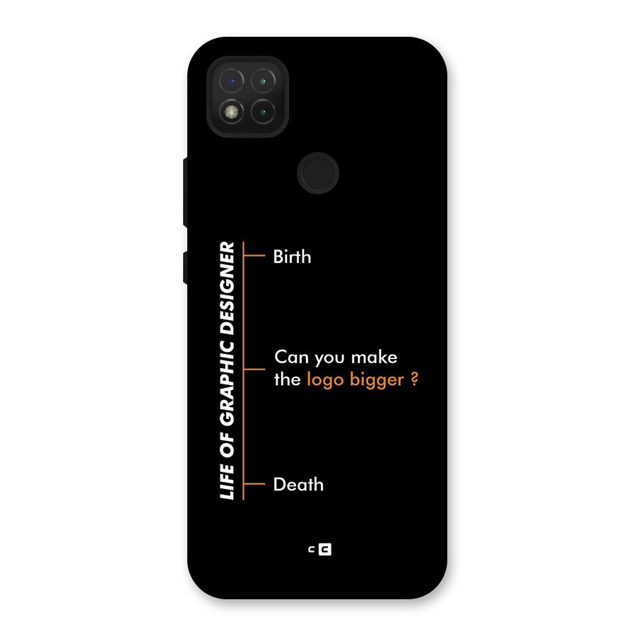 Graphic Designer Life Back Case for Redmi 9