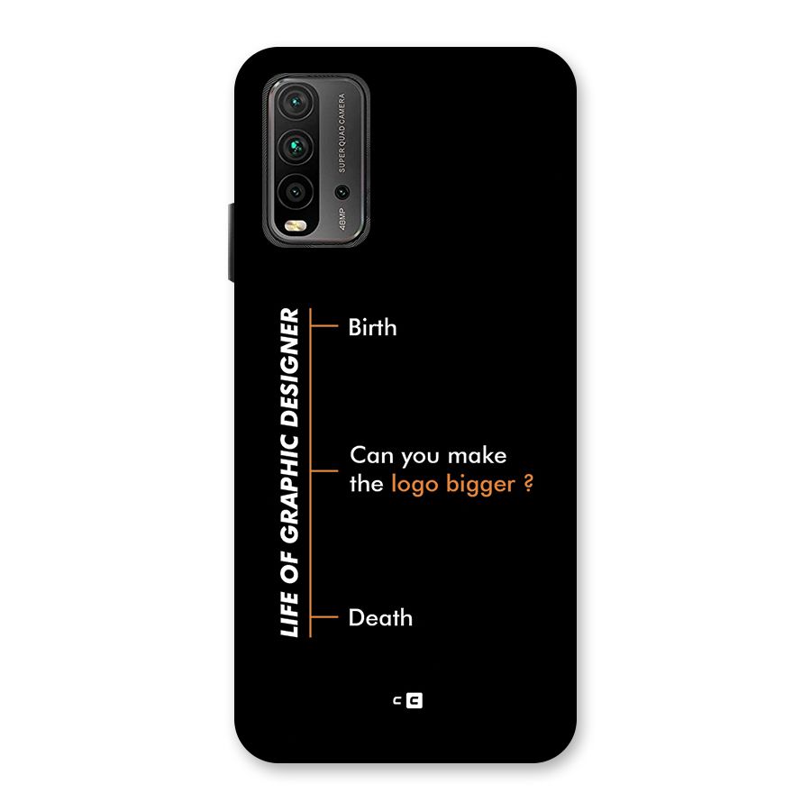 Graphic Designer Life Back Case for Redmi 9 Power