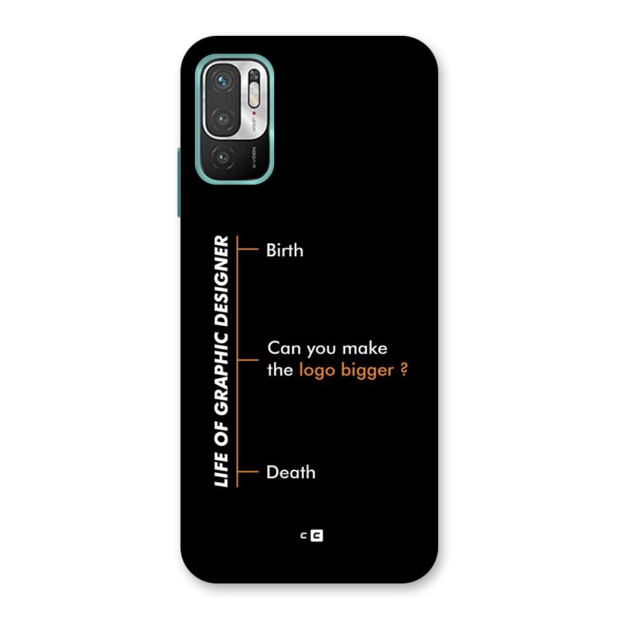 Graphic Designer Life Back Case for Redmi Note 10T 5G