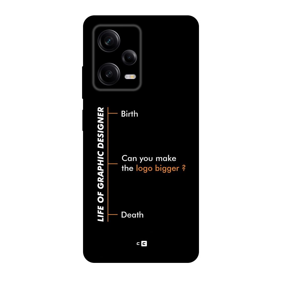 Graphic Designer Life Back Case for Redmi Note 12 Pro