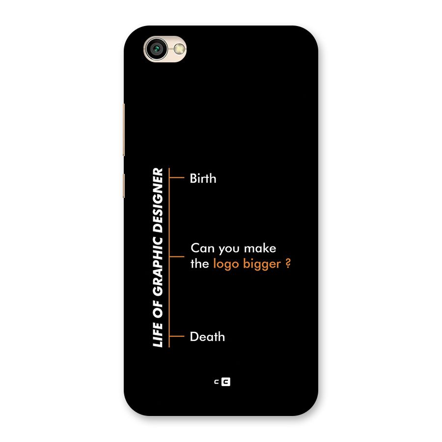 Graphic Designer Life Back Case for Redmi Y1 Lite