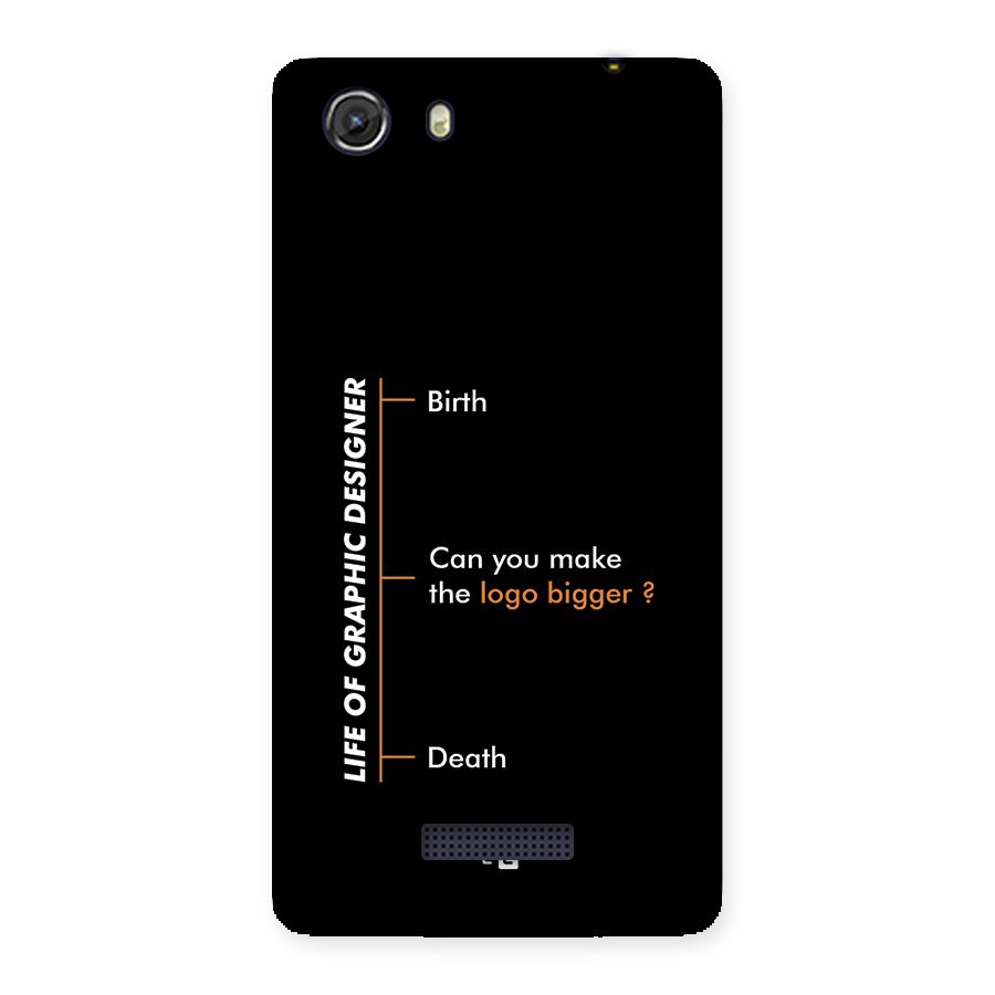 Graphic Designer Life Back Case for Unite 3