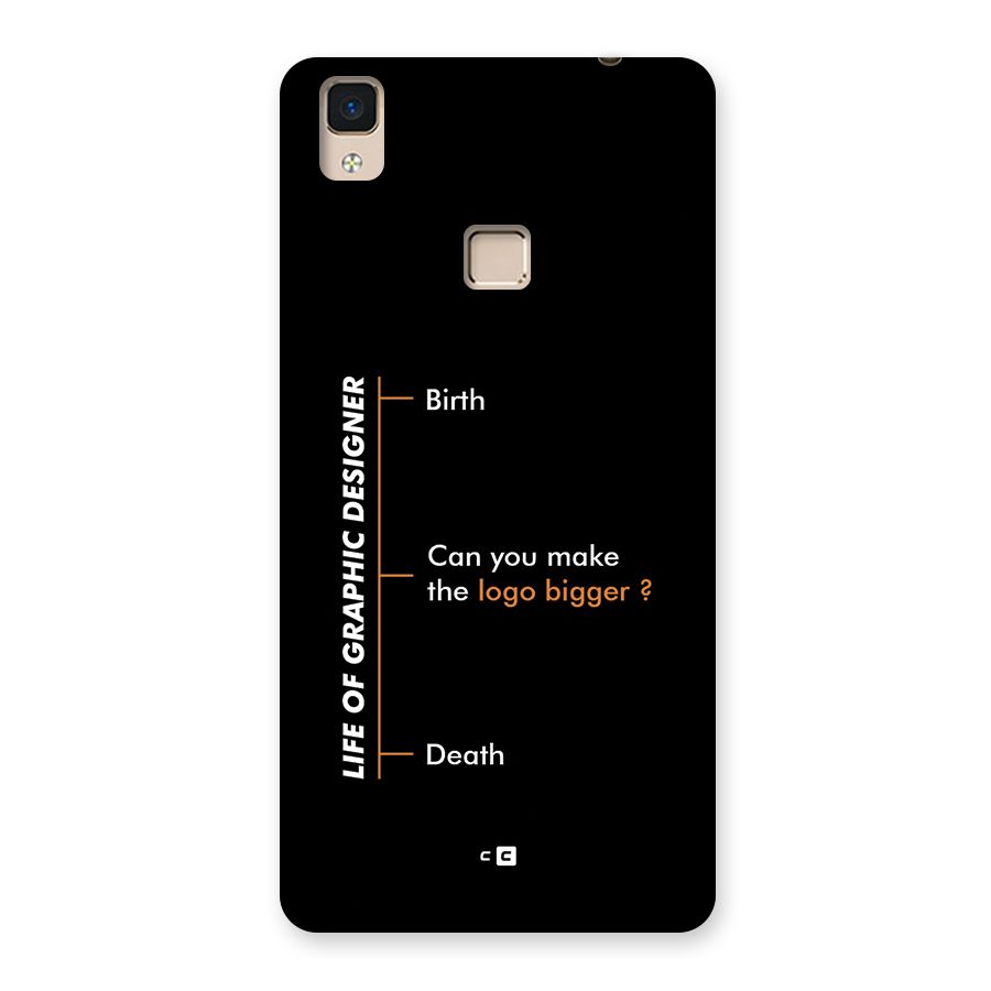 Graphic Designer Life Back Case for V3 Max
