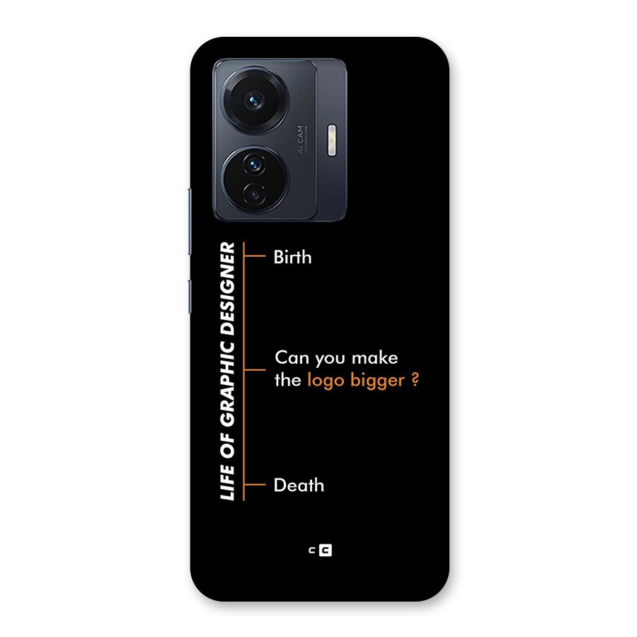 Graphic Designer Life Back Case for Vivo T1 Pro