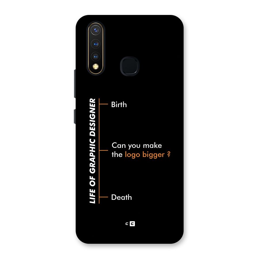 Graphic Designer Life Back Case for Vivo U20