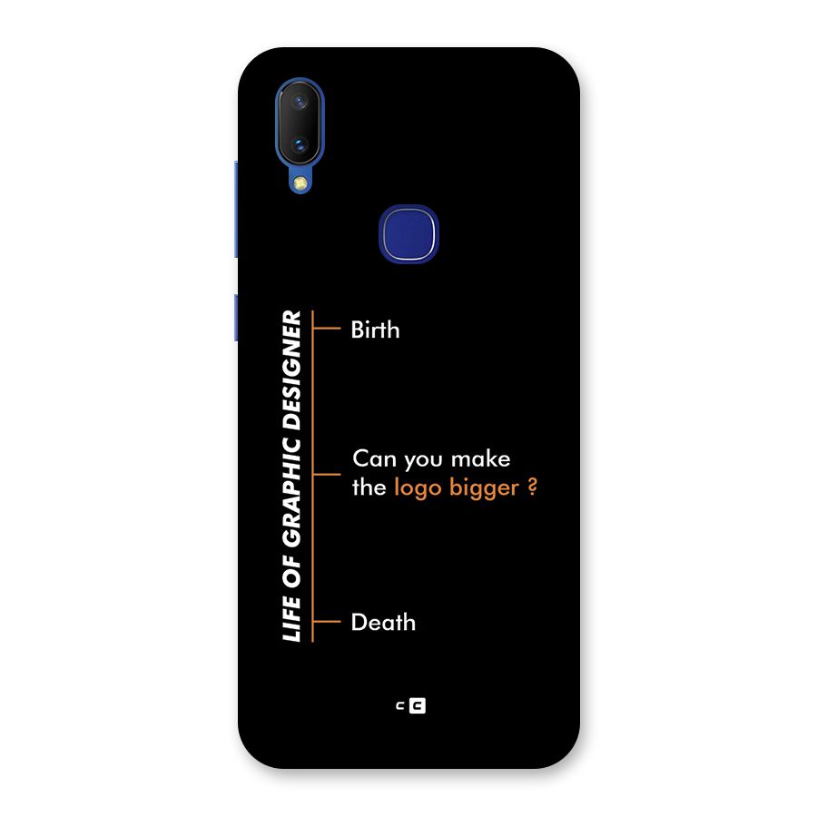 Graphic Designer Life Back Case for Vivo V11