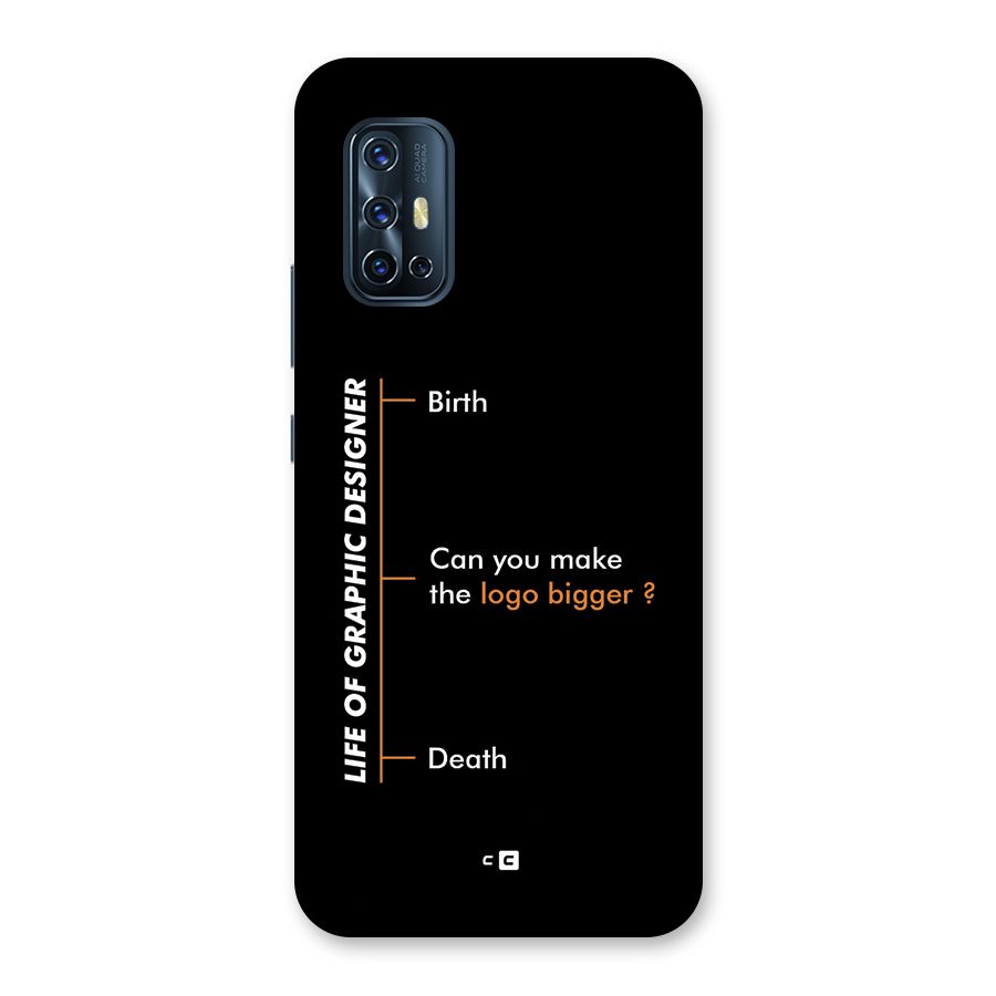 Graphic Designer Life Back Case for Vivo V17