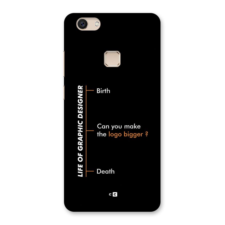 Graphic Designer Life Back Case for Vivo V7