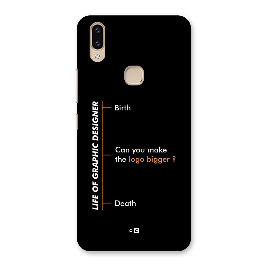 Graphic Designer Life Back Case for Vivo V9 Youth