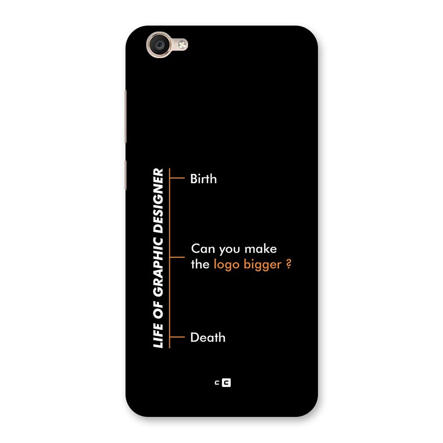 Graphic Designer Life Back Case for Vivo Y55L