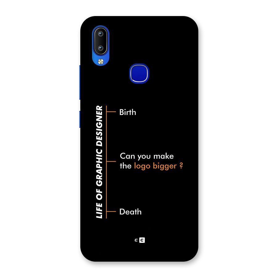 Graphic Designer Life Back Case for Vivo Y91