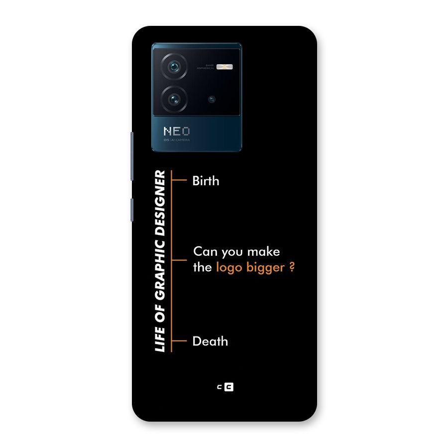 Graphic Designer Life Back Case for Vivo iQOO Neo 6 5G