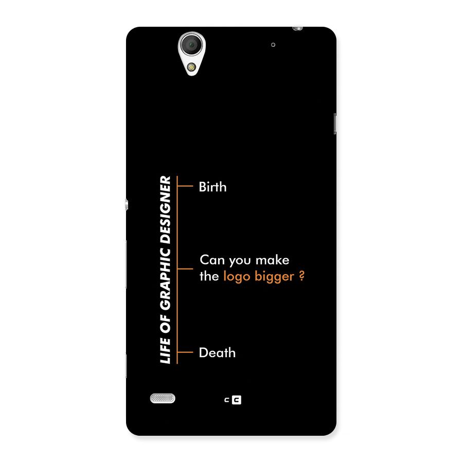 Graphic Designer Life Back Case for Xperia C4