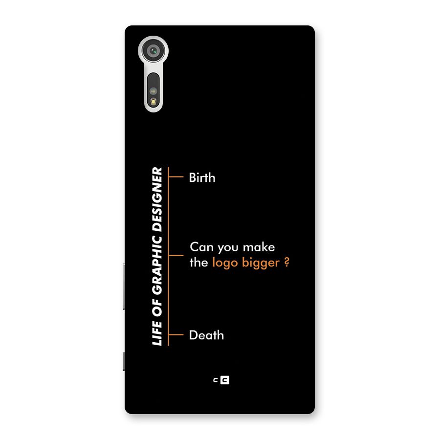 Graphic Designer Life Back Case for Xperia XZ