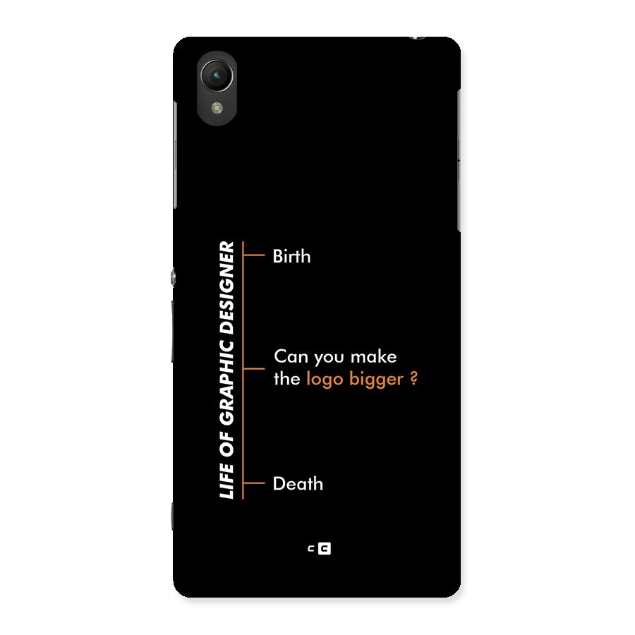 Graphic Designer Life Back Case for Xperia Z2