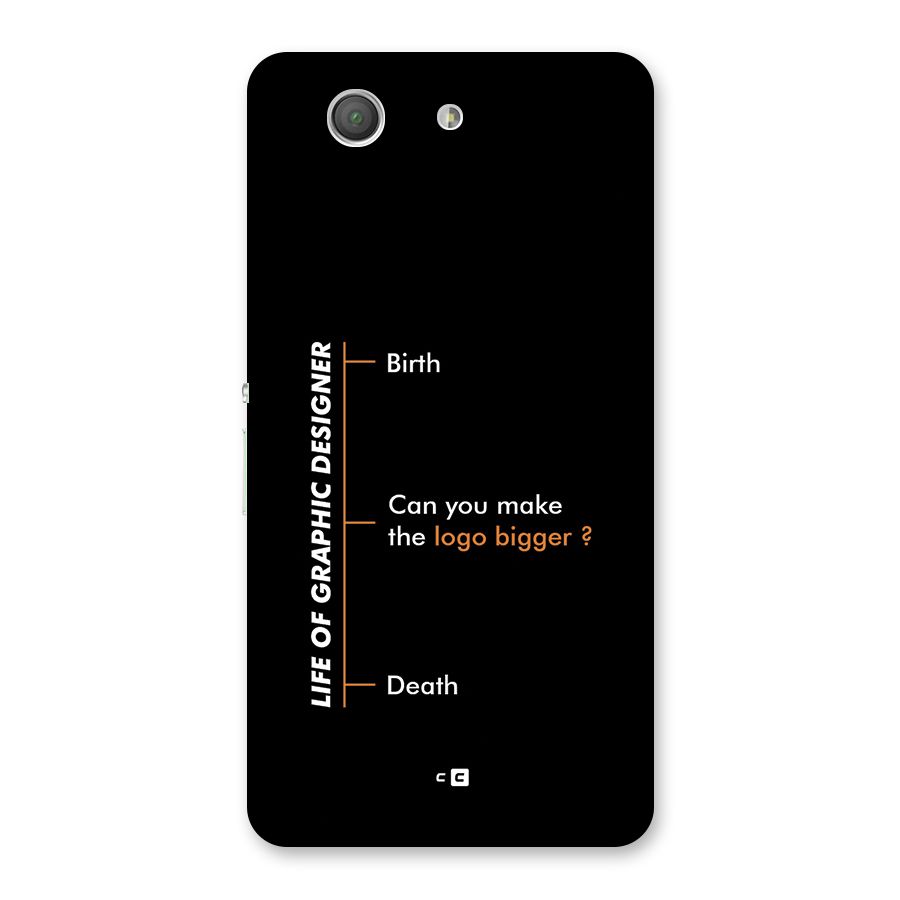 Graphic Designer Life Back Case for Xperia Z3 Compact