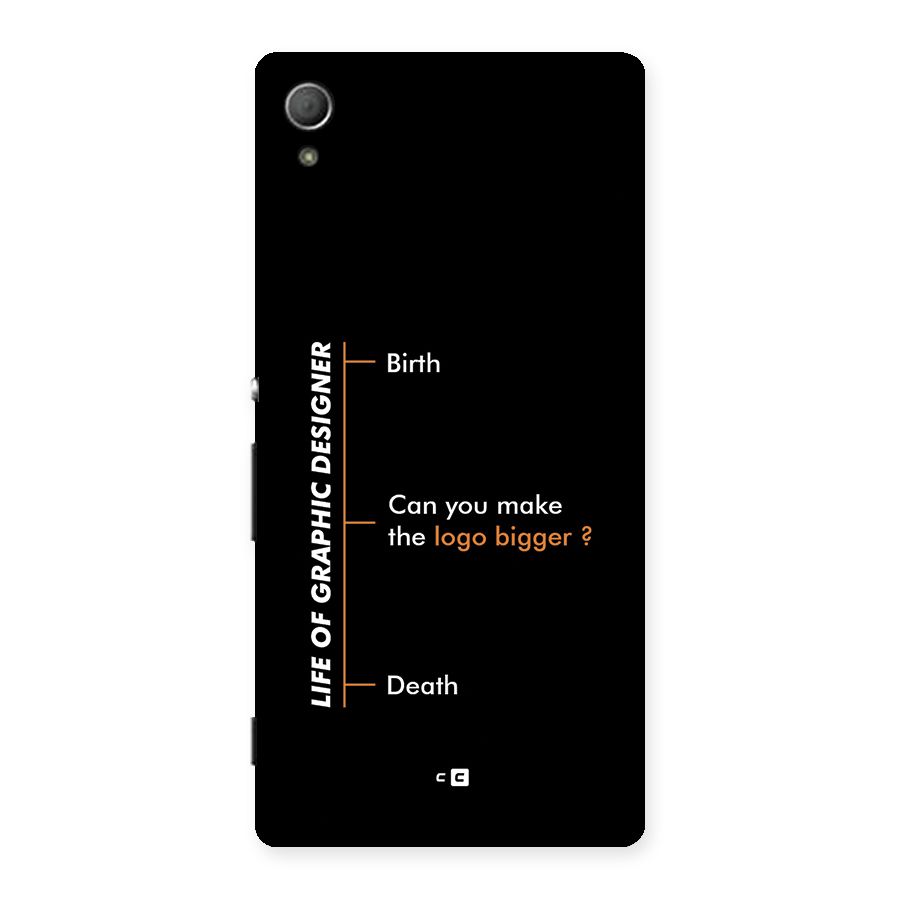 Graphic Designer Life Back Case for Xperia Z3 Plus