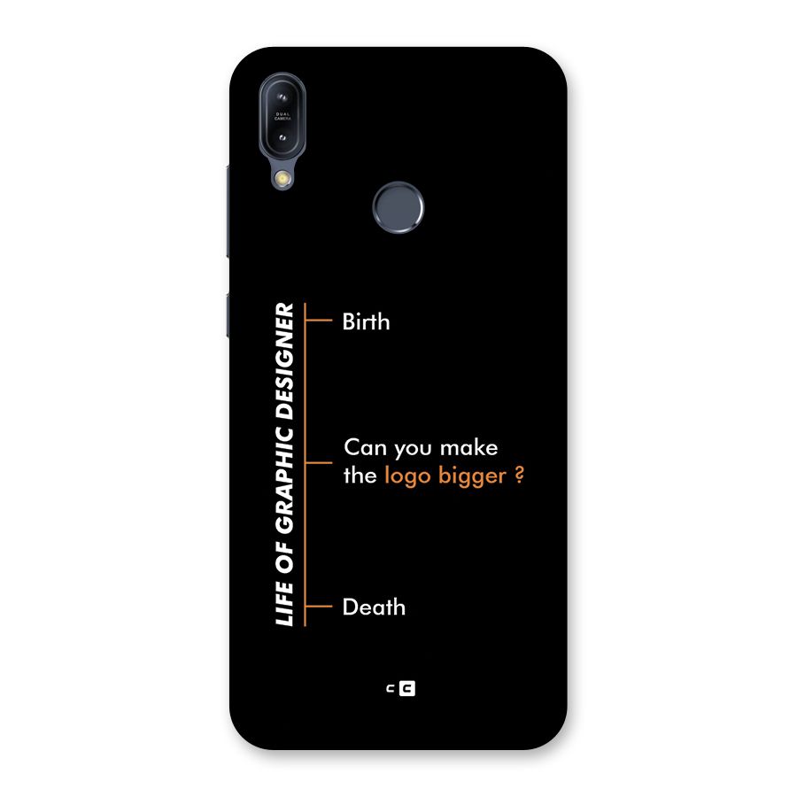 Graphic Designer Life Back Case for Zenfone Max M2