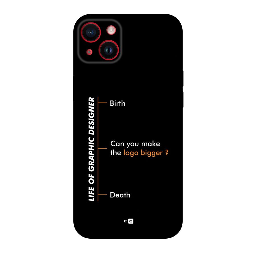 Graphic Designer Life Back Case for iPhone 14 Plus