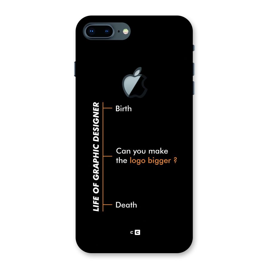 Graphic Designer Life Back Case for iPhone 7 Plus Apple Cut