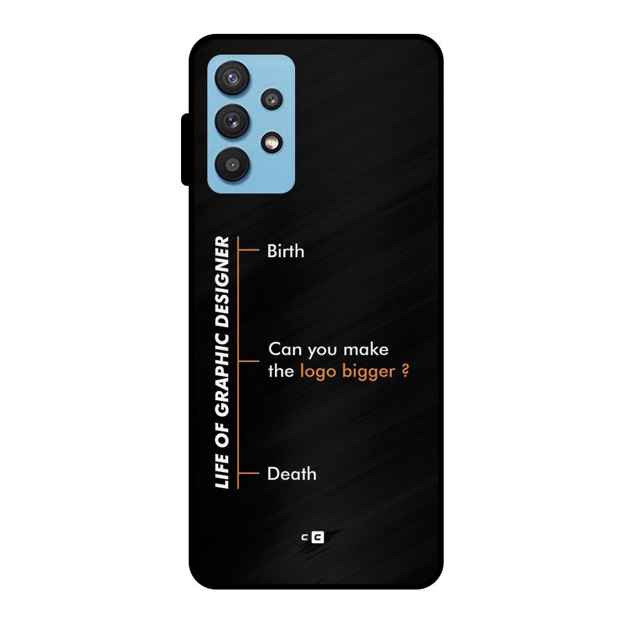 Graphic Designer Life Metal Back Case for Galaxy M32 5G