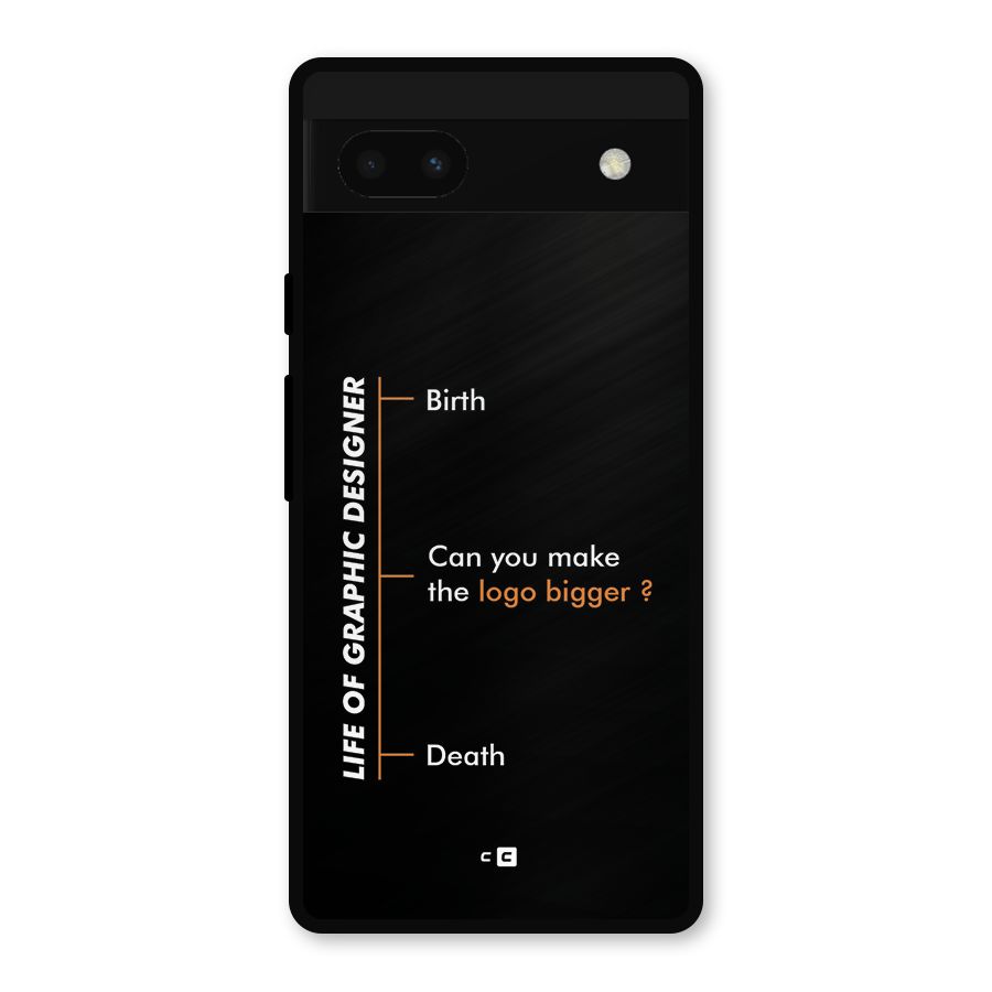 Graphic Designer Life Metal Back Case for Google Pixel 6a